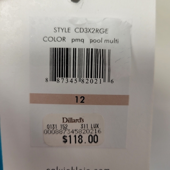 Calvin Klein Color Block Sheath Dress 12 - Picture 5 of 7